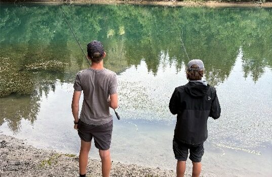 Fischen am Egelsee